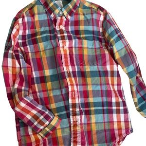 J. Crew boys size 10 checked shirt